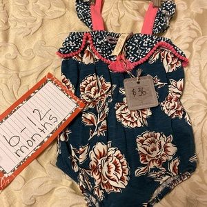 Matilda Jane Little Girls Romper NWT 6-12 months